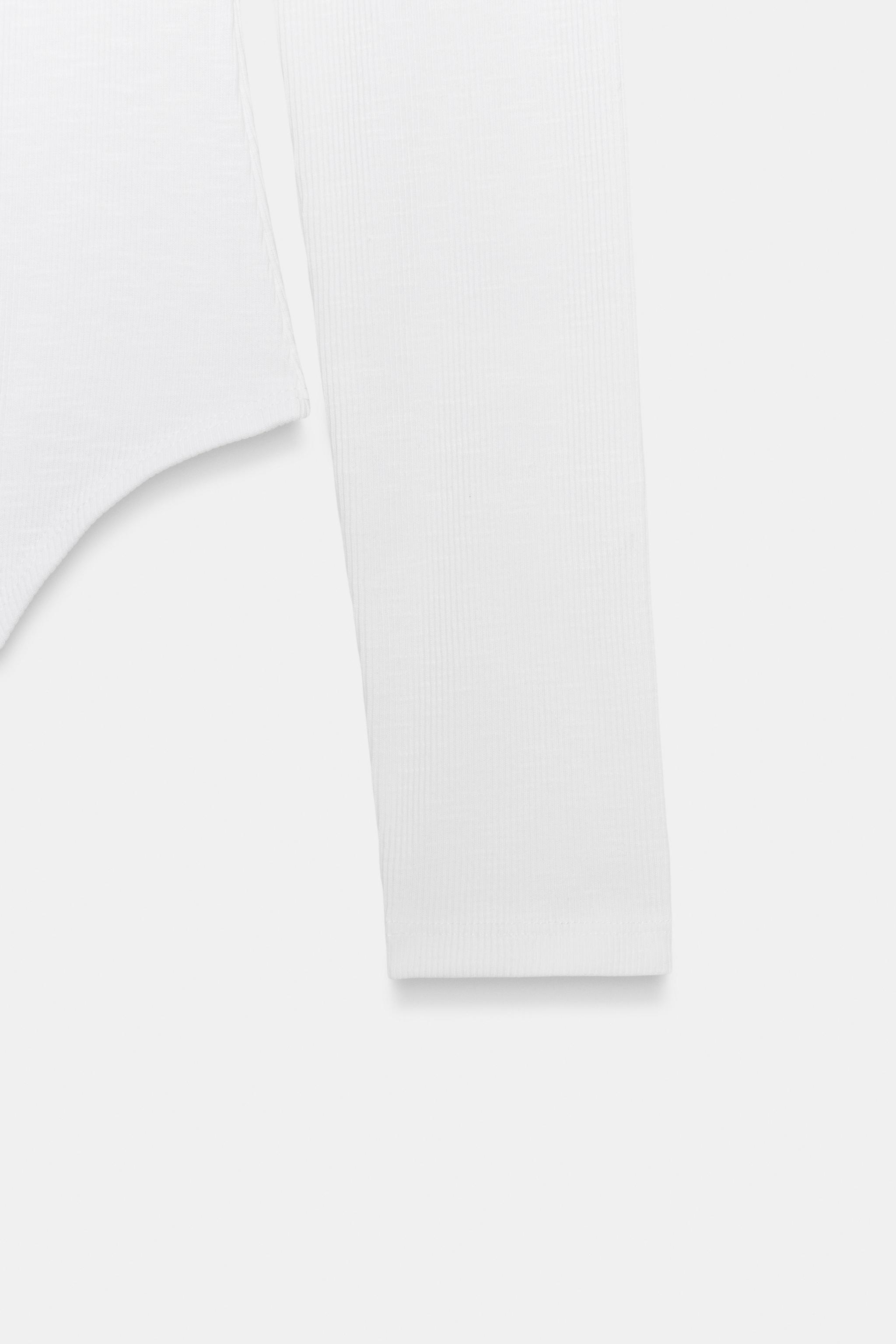 LONG SLEEVE RIBBED BODYSUIT